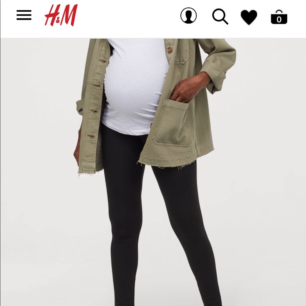 H&M MAMA Black Leggings